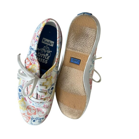 KEDS X Little Miss Multicolor Print Lace Up Sneakers Size 5.5 - Picture 5 of 6